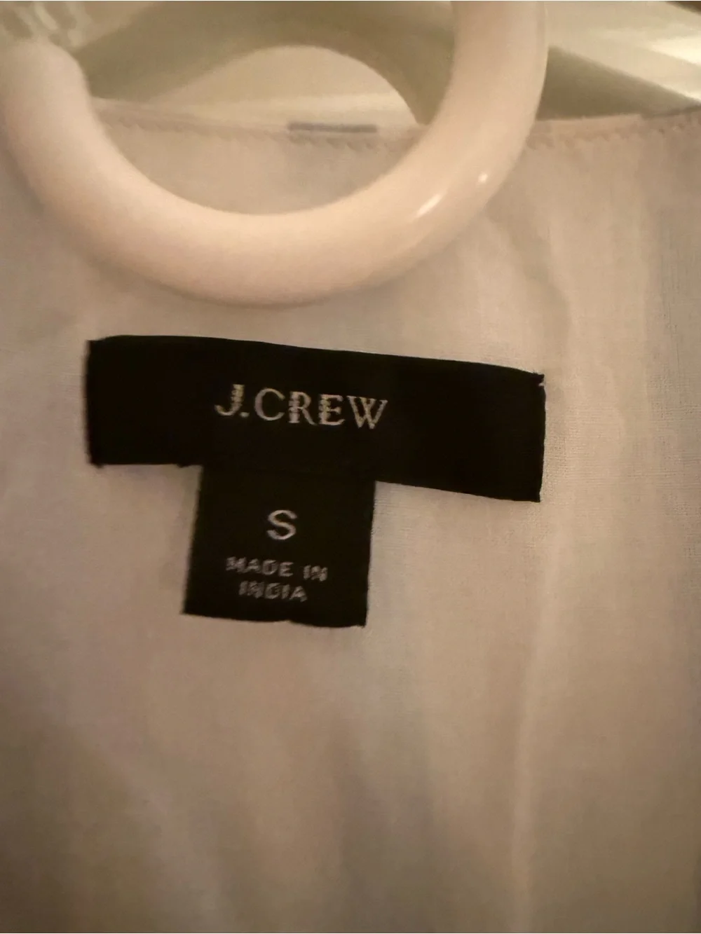 J. Crew Light Blue & White Striped Ruffle Wrap Top